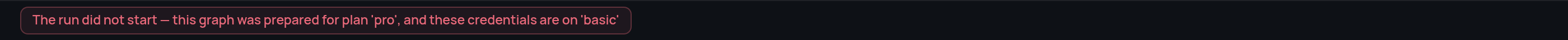 The refusal, naming both plans